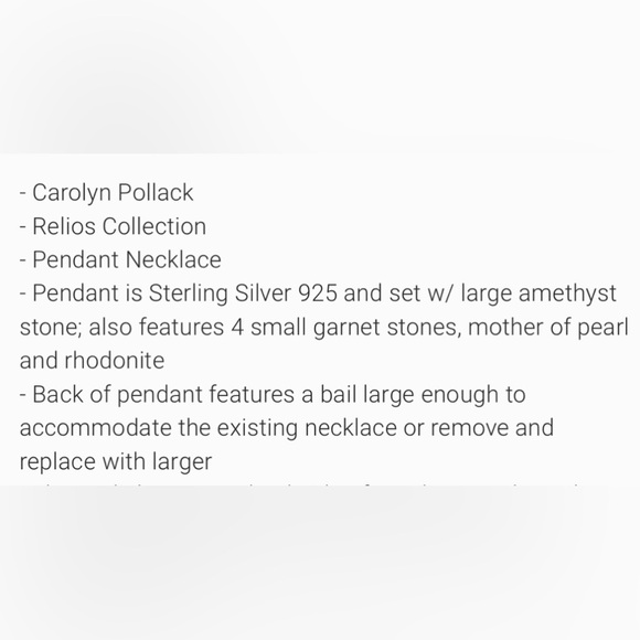 Carolyn Pollack sterling silver - Picture 6 of 6